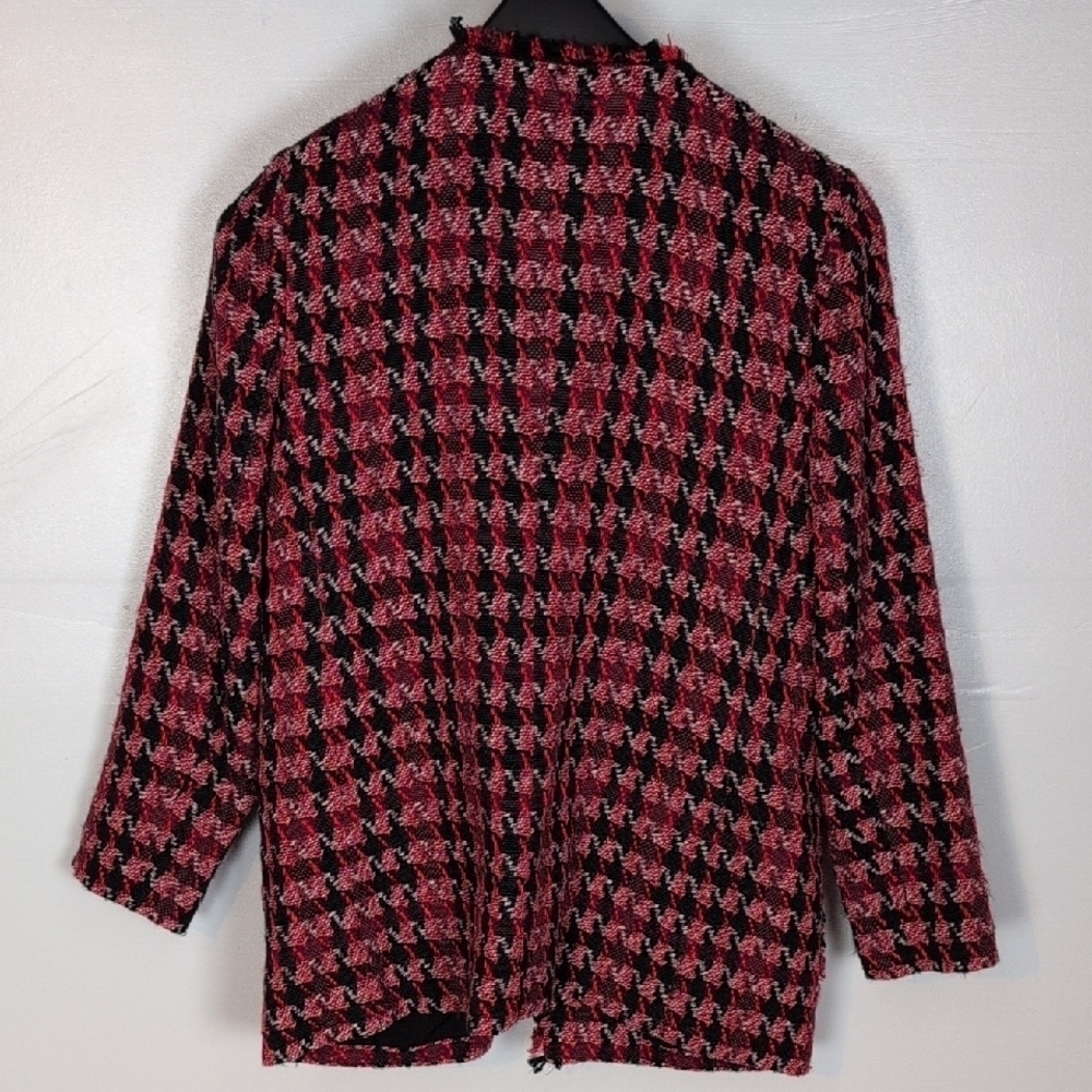 Chico's Tweed Open Front Jacket - Picture 6 of 8